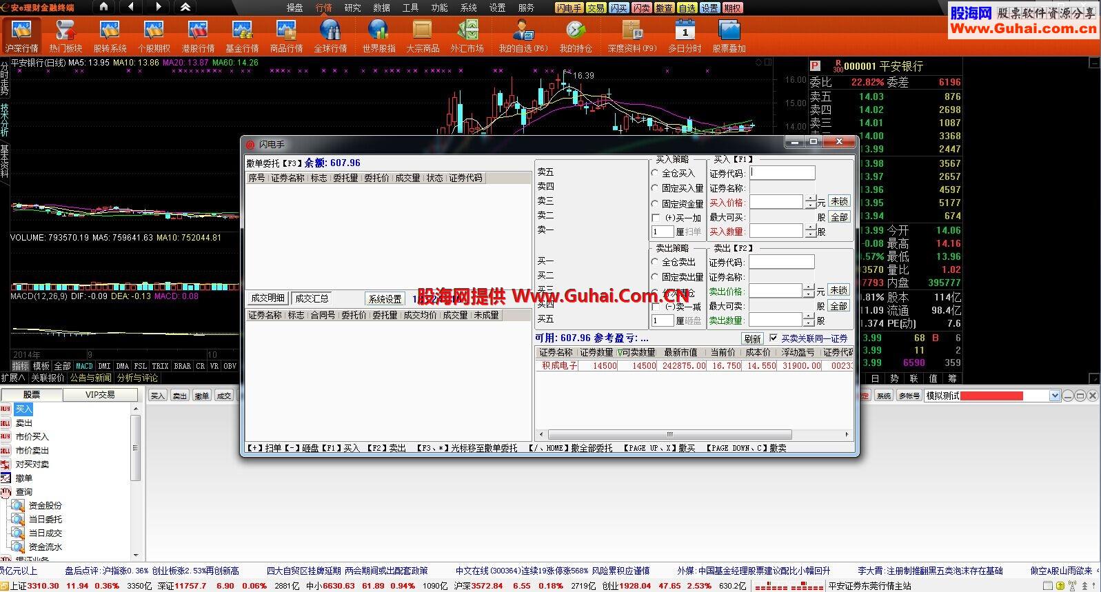 通达信(原汁原味)安e理财金融终端 1.50版