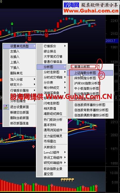 通达信定制版面, 同时在通达信软件上看两只股票