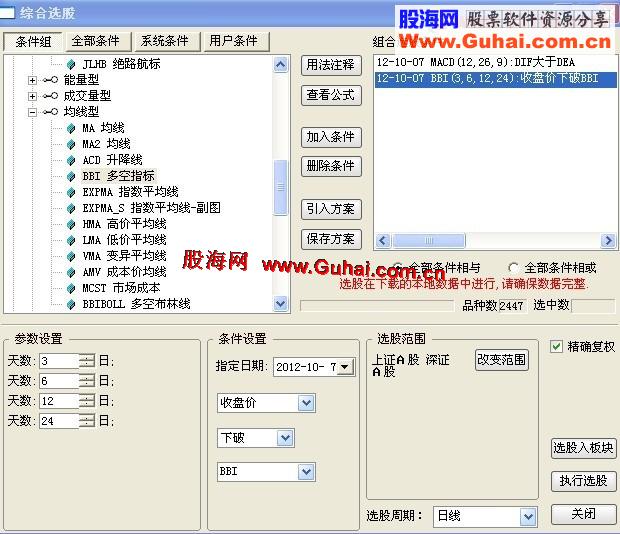 通达信综合选股＋买卖点