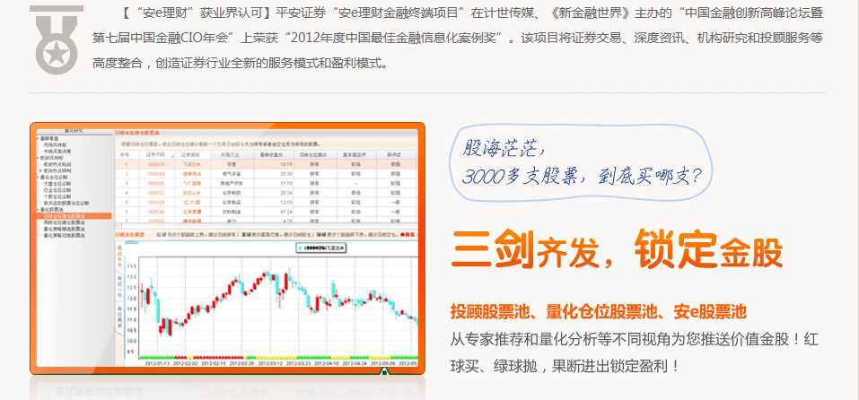 平安证券安e理财金融终端超强交易版 6.52 