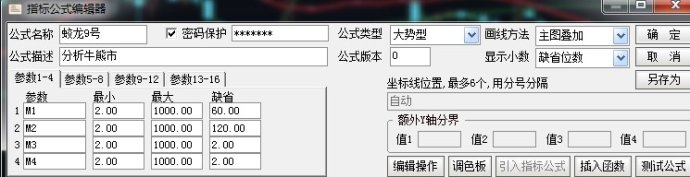 股海蛟龙5号 牛熊均线设置