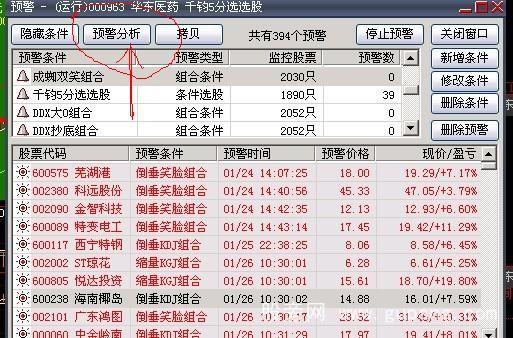 大智慧预警股票快速批量加入到自定义板块的方法