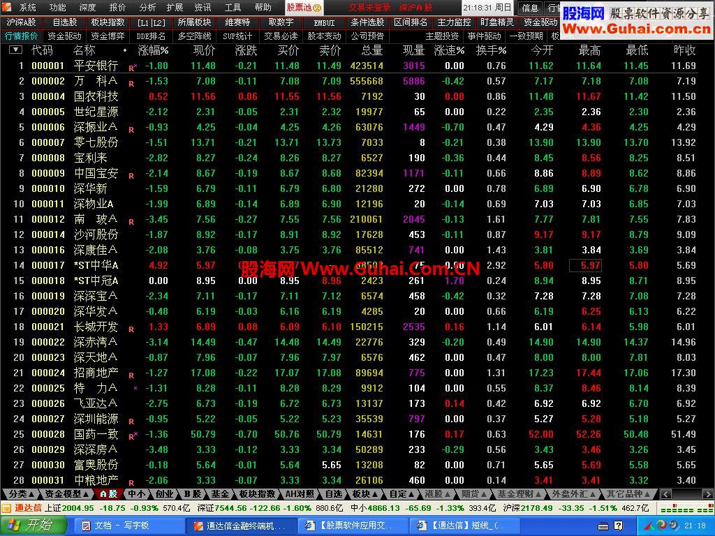 对_短线_(通达信金融终端2014年(1月9日版）简单修改_增加在线切换L1_L2_功能栏