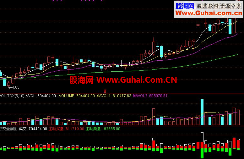 极品成交量副图指标