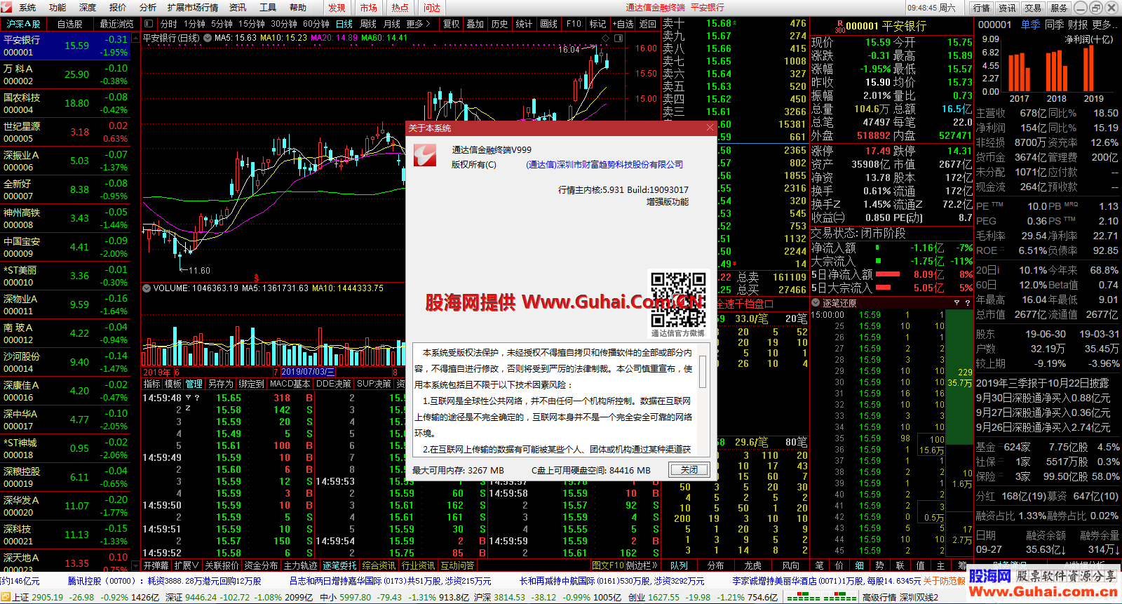 (简洁,快速,稳定,原汁原味)通达信金融终端V7.47内测版(2019-09-27)