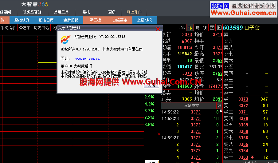 原汁原味，大智慧DZH7.90.00.15618绿色版 