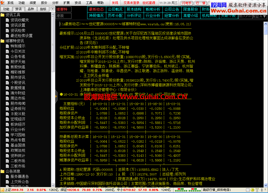 分享通达信金融终端(5.893_VIP)稳定版