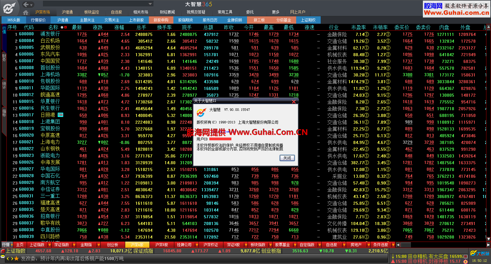 大智慧金融终端365 v7.90.00.15547(主程序,本地权限全开)