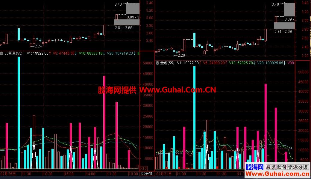 60分钟成交量（指标 副图 通达信 贴图）无未来