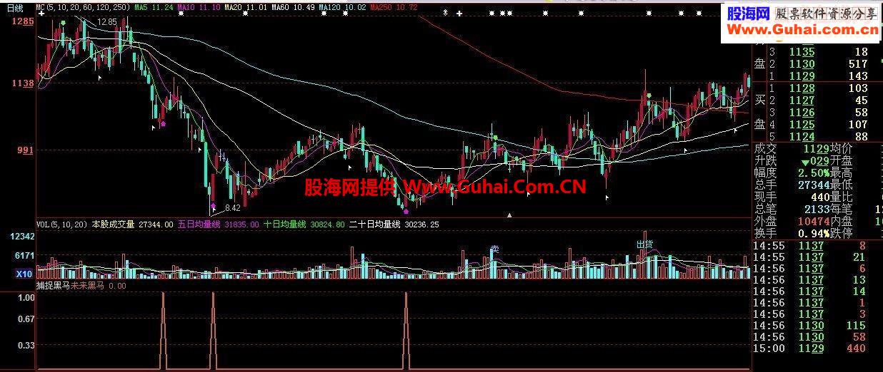 捕捉黑马极品公式的源码 省得别人说我弄得有未来
