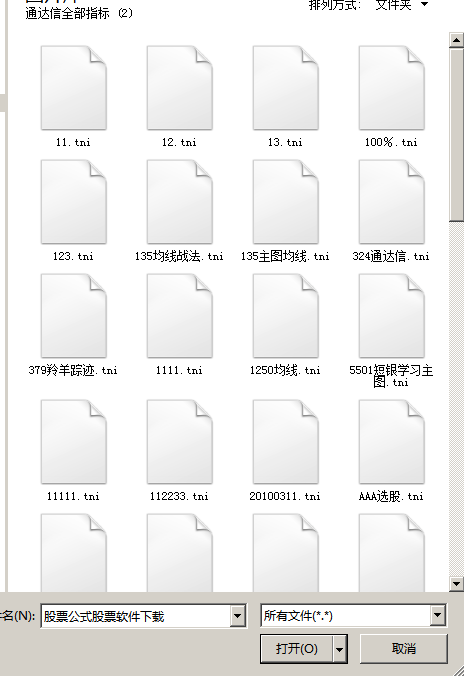 通达信全部老指标集合共分享（3）指标主图/副图选股