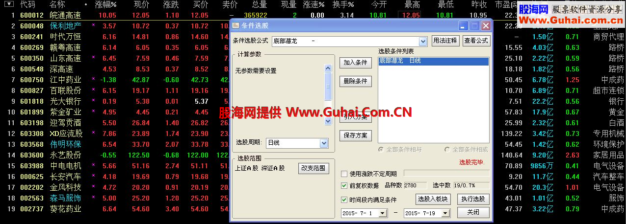 通达信小波段副图指标 出奇制胜 选股公式