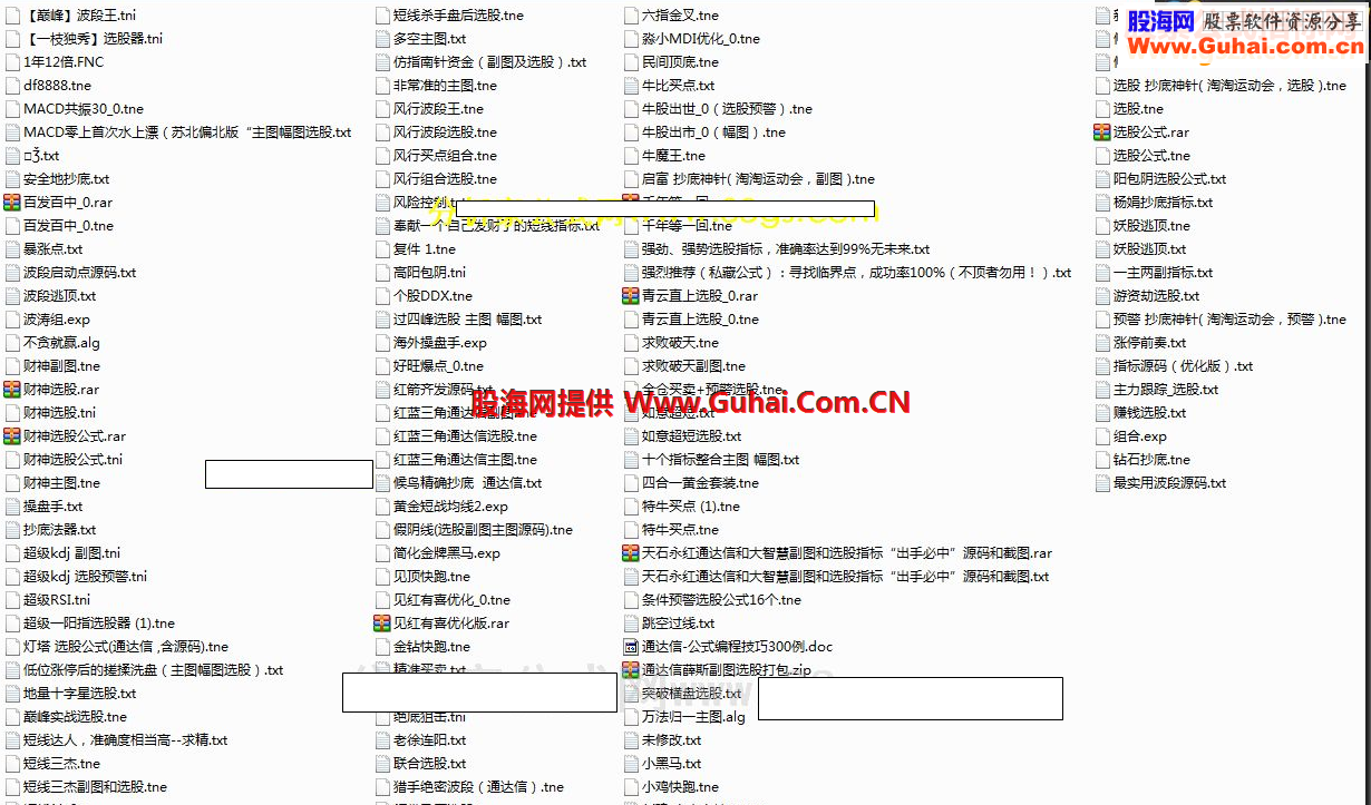 通达信自己收集经典指标公式附图
