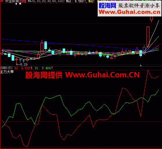 大智慧DZH L2 主力大单指标SHBO