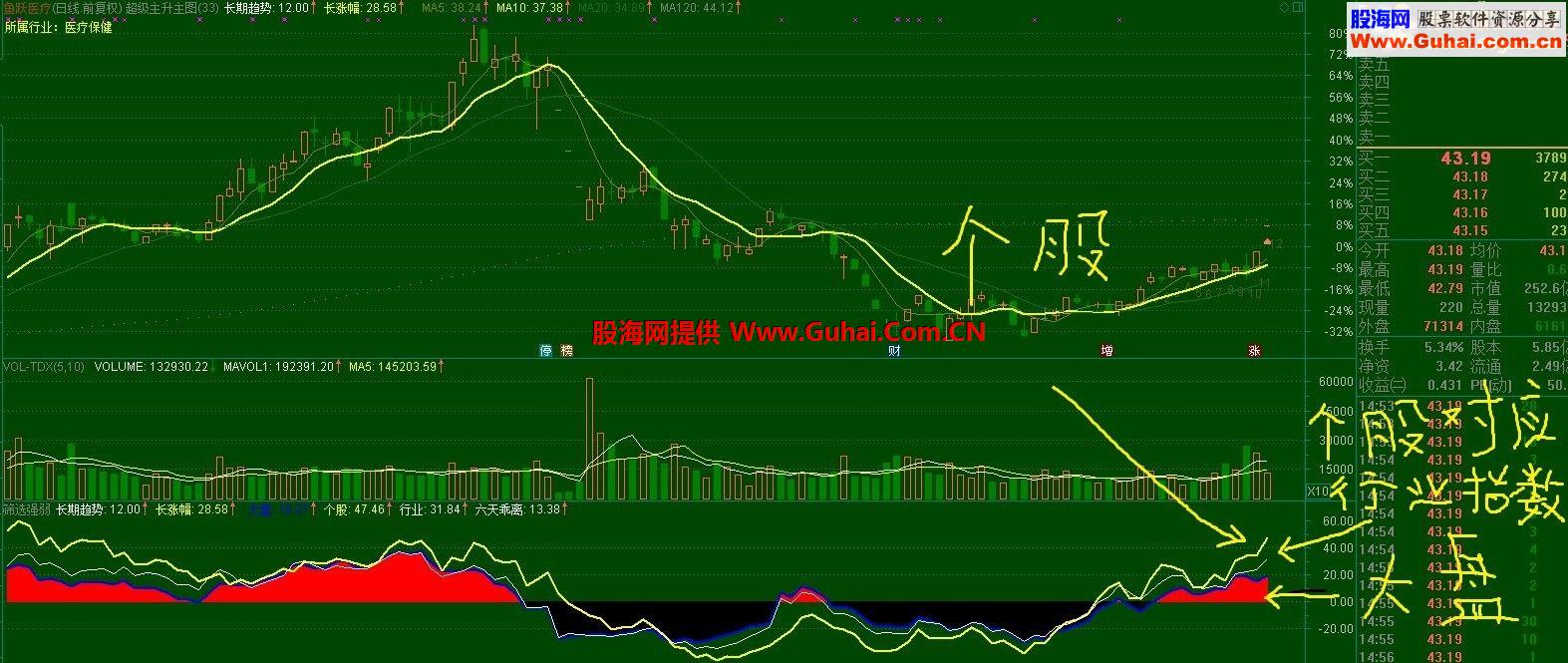 通达信筛选强弱副图指标 