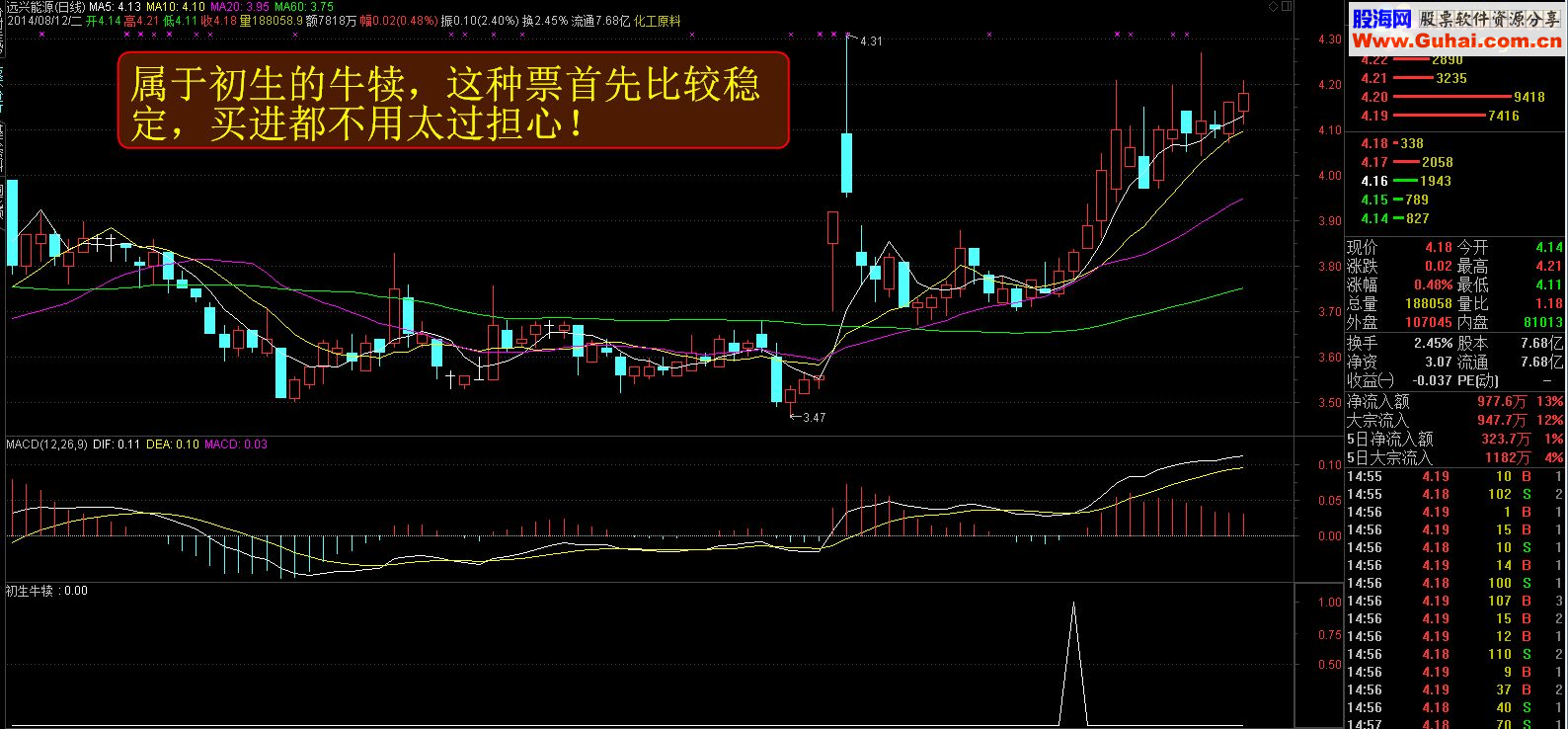通达信【金钻精品指标】稳健跑步上升之初生牛犊