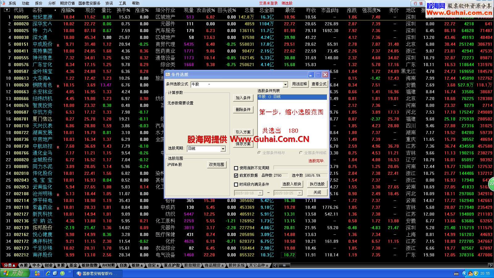 通达信强势个股我的眼中只有牛源码选股
