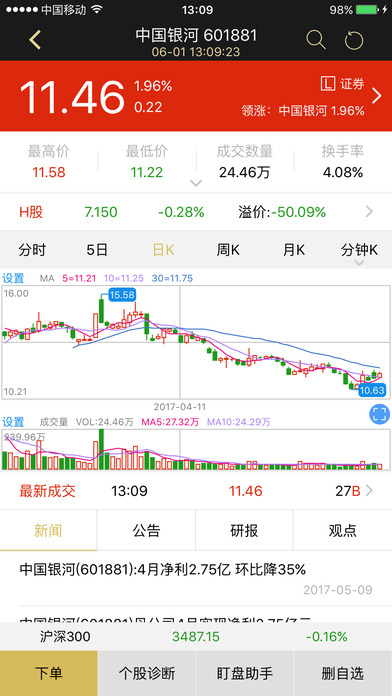银河证券新版手机炒股玖乐2.0
