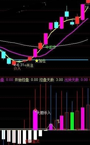 牛股启动关注主图+有庄控盘副图指标