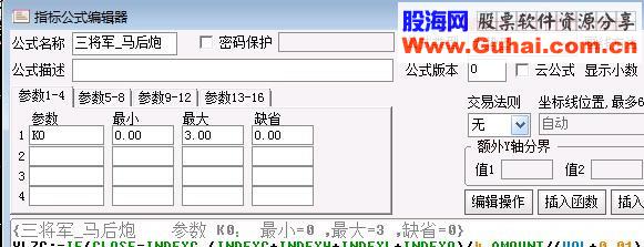 通达信三将军_马后炮 量学指标公式