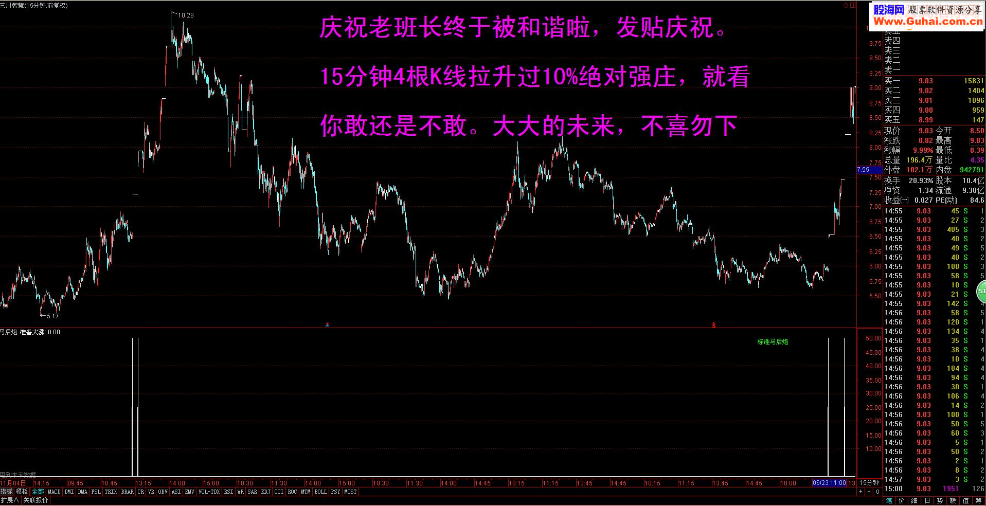 通达信马后炮 指标幅图贴图