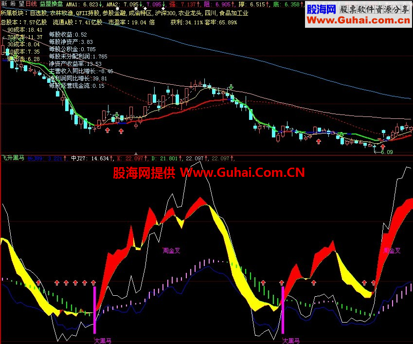 飞升黑马幅图好指标