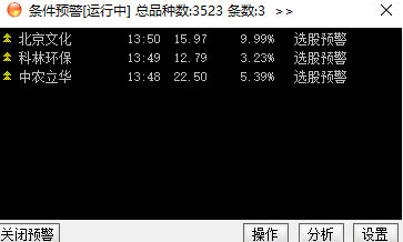 通达信短线选股预警指标公式