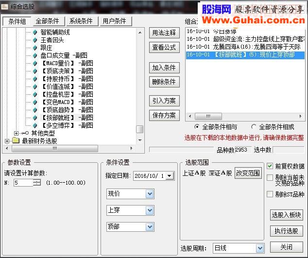 通达信飞龙在天【综合选股指标 配图】