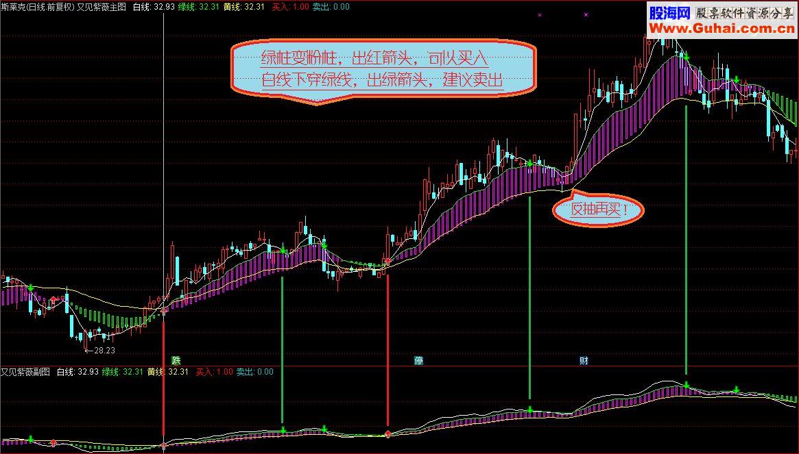 通达信又见紫薇套装（指标 主图/副图/选股贴图）无未来