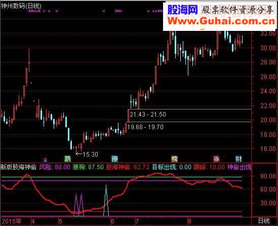 通达信【新版】股海神偷指标副图贴图）