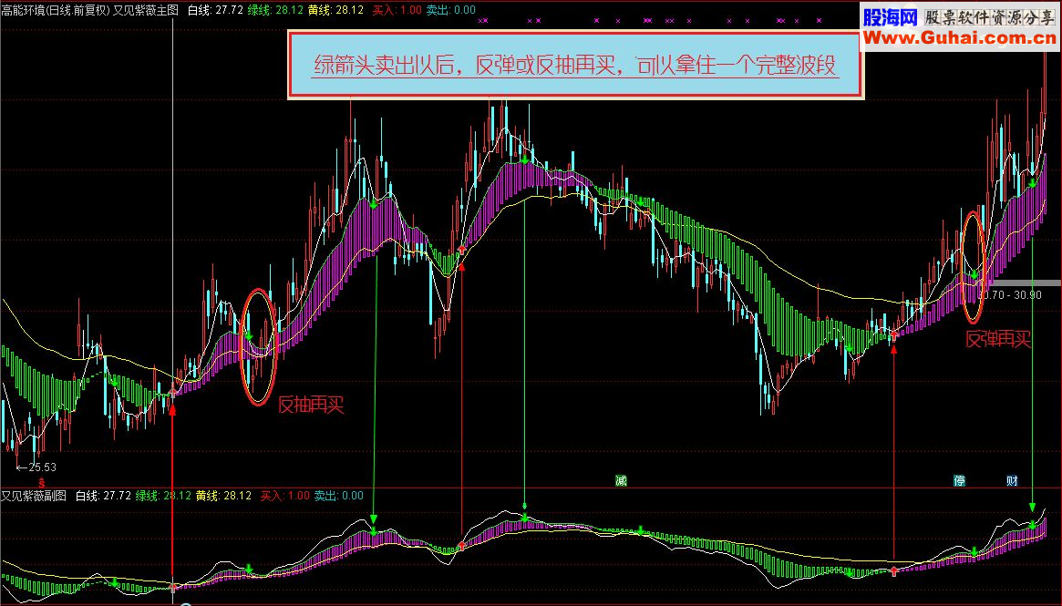 通达信又见紫薇套装（指标 主图/副图/选股贴图）无未来