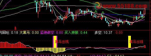 通达信附图指标《大黑马》公式分享
