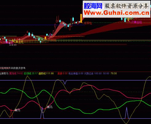 通达信黑马金牌黑马指标公式附图