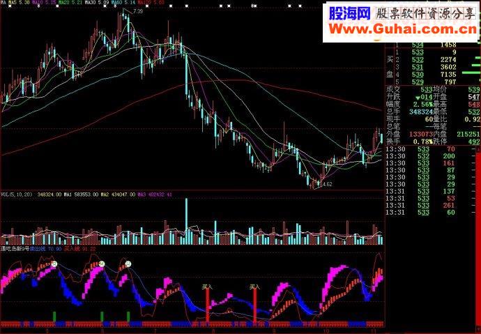 大智慧通吃岛新9号副图源码