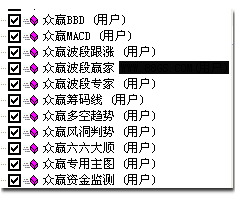 通达信众赢波段赢家等公式组