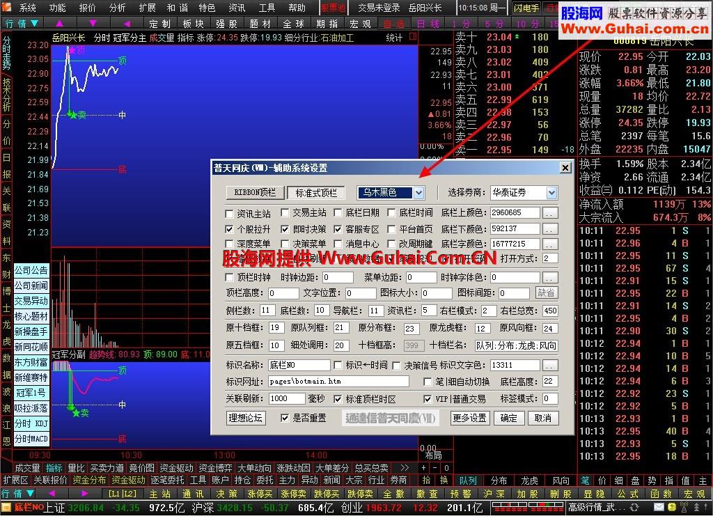 【通达信怀旧岁月_DIY_和谐十档】_NET_TDX_V5.85散户创业版