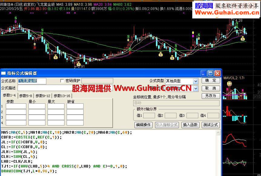 飞龙黄金袋主图源码