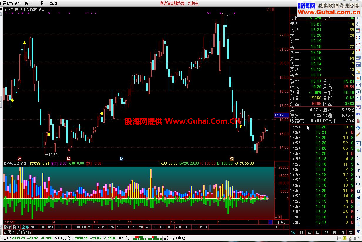 通达信MACD量价公式