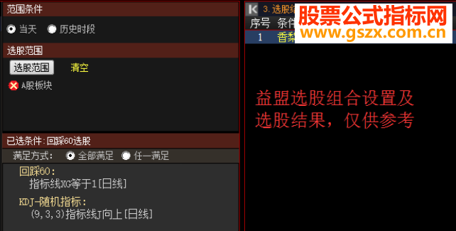 通达信回踩60不破，强势反弹信号指标和益盟主图 贴图