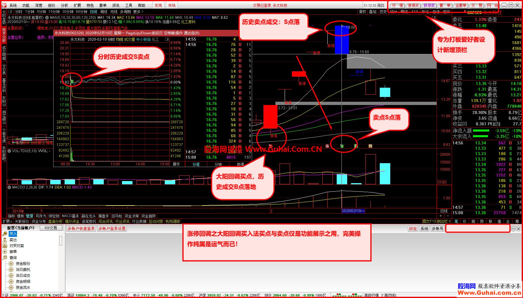 通达信金融交易终端(股海网交易版)V2020.0303打板专用更新