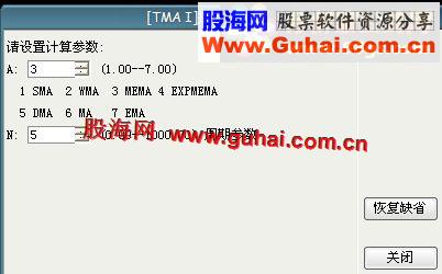 通达信零滞后均线 PLOTS EITHER A DEMA OR TEMA